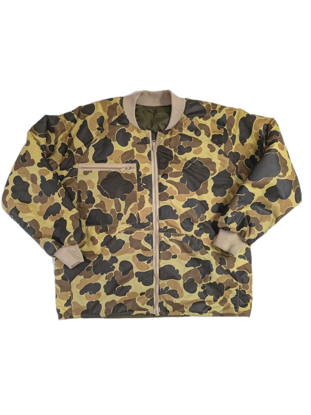 Vintage 80's Columbia Reversible Hunting Jacket Duck Camo Men's Medium USA Made
